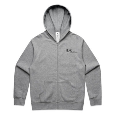 Mens relaxed hoodie (ZIP UP) Blk Logo Thumbnail